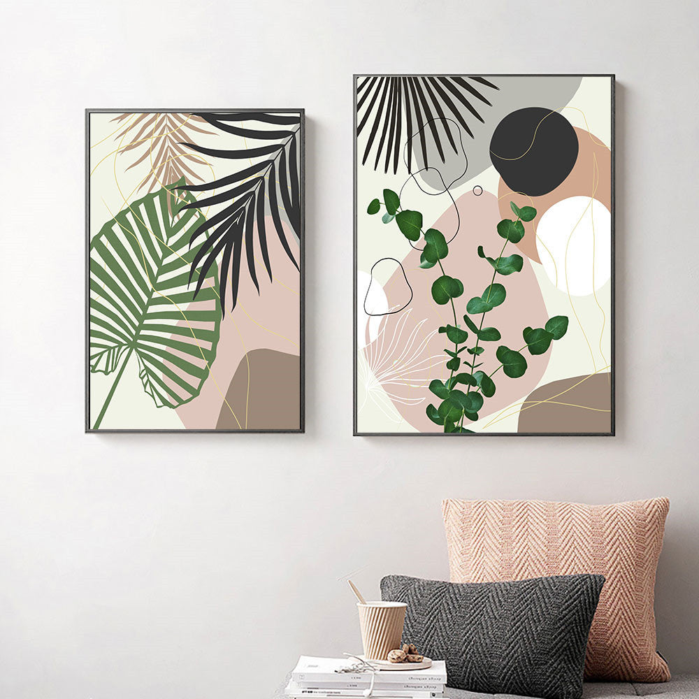 Tropical Plant Leaf Wall Art