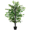 Set Of 2 Artificial White Rose Plants