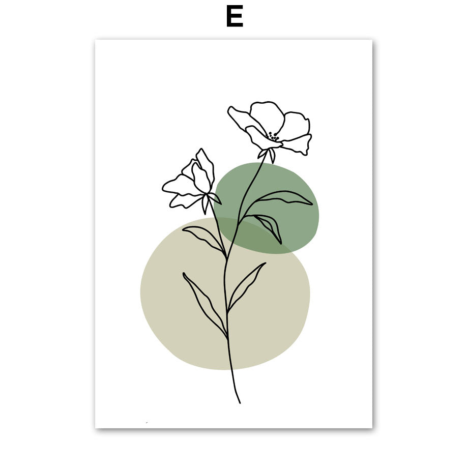 Tulips Abstract Roses Wall Art