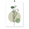 Tulips Abstract Roses Wall Art